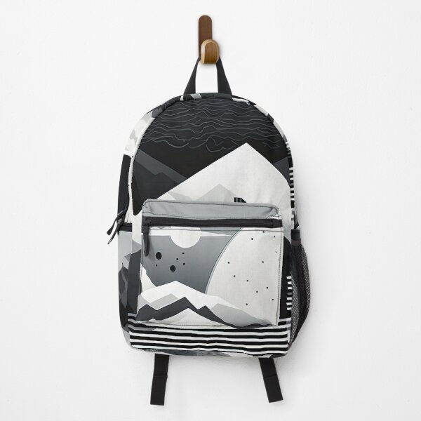 Item preview, Explore "Simplistic & Minimalistic Snowy Winter Alps" with Bauhaus Flair designed and sold by ArtificialGenes.