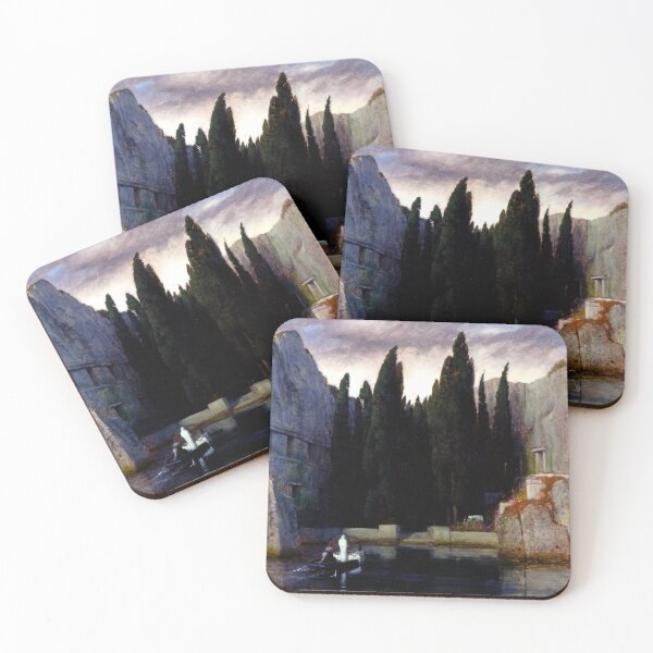Item preview, Isle of the Dead - Arnold Bocklin designed and sold by forgottenbeauty.