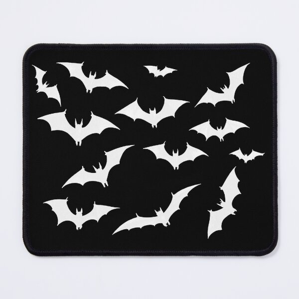 Item preview, Cloud of Bats (white bats) designed and sold by AllAmericanCrow.