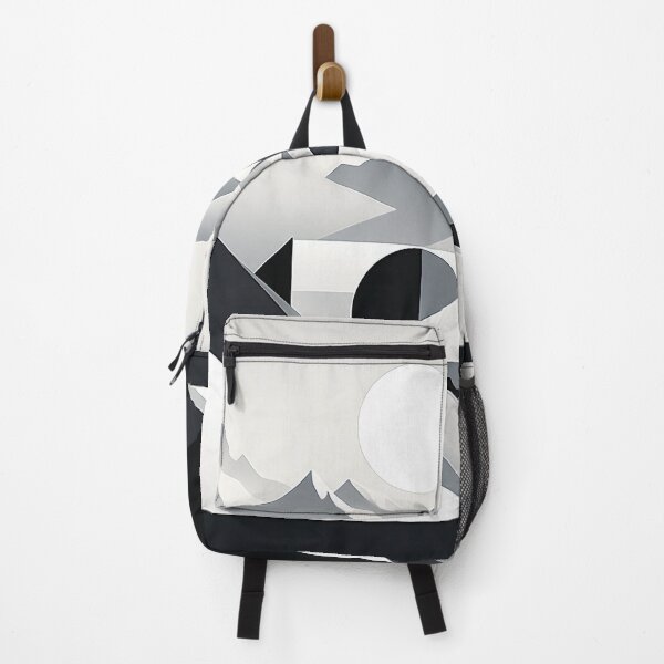 Item preview, Explore "Simplistic & Minimalistic Snowy Winter Alps" with Bauhaus Flair designed and sold by ArtificialGenes.