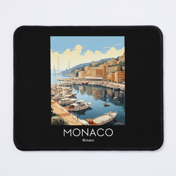 Item preview, A Vintage Travel Illustration of Monaco  designed and sold by GoodOldVintage.