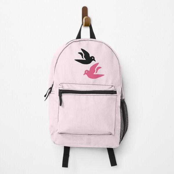 Item preview, Bird pair, pink and black designed and sold by Scopipodd.