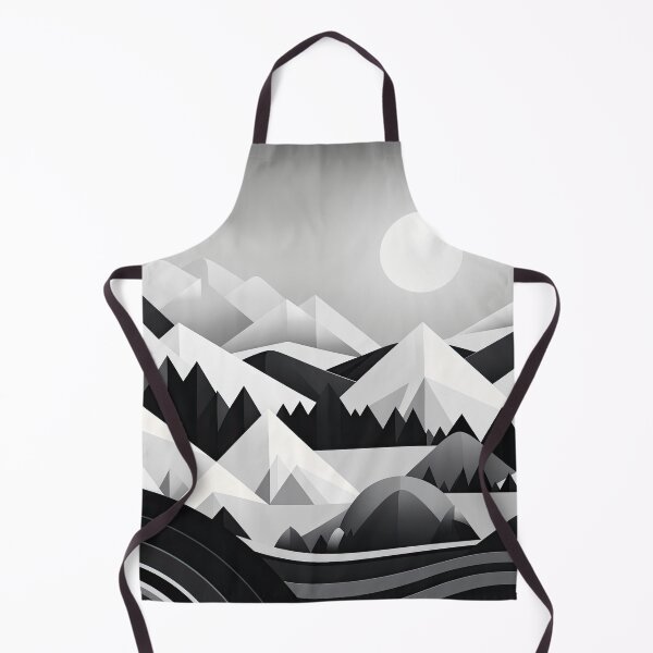 Artikelvorschau, Entdecken Sie "Simplistic & Minimalistic Snowy Winter Alps" mit Bauhaus-Flair entworfen und verkauft von ArtificialGenes.