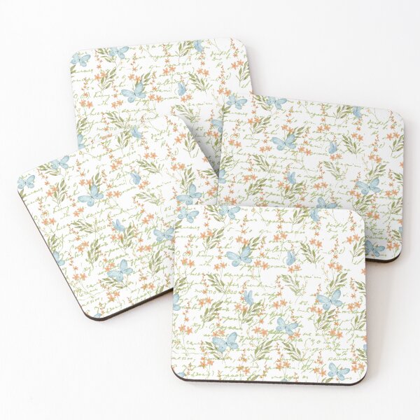 Item preview, Garden Blue Butterflies designed and sold by TUKITUART.