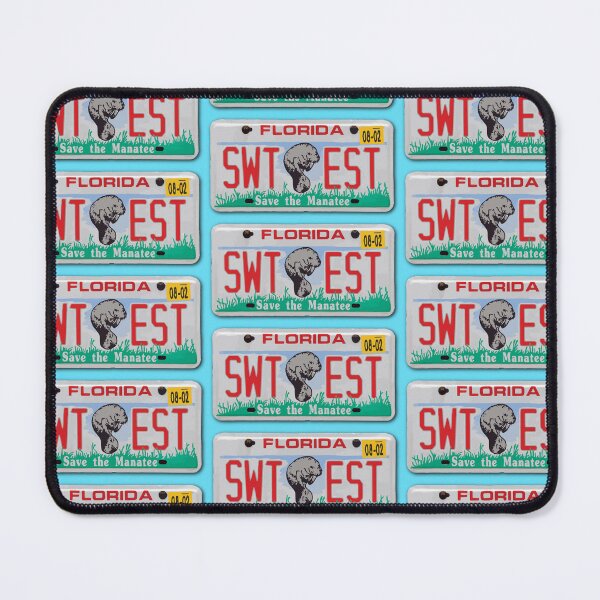 Item preview, Florida Manatee License Plate designed and sold by Staze2023.