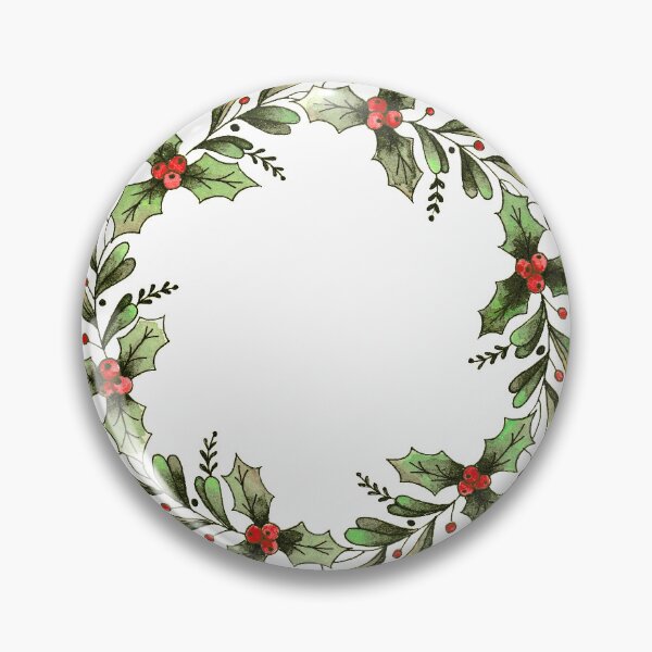 Item preview, christmas wreath advent watercolor designed and sold by neitth.