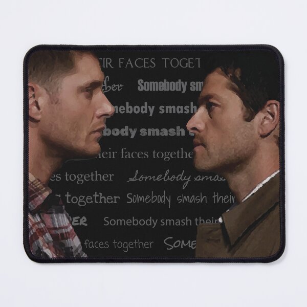 Item preview, Destiel: Somebody Smash Their Faces Together! designed and sold by TheFangirlBiz.