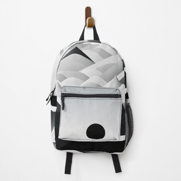Item preview, Explore "Simplistic & Minimalistic Snowy Winter Alps" with Bauhaus Flair designed and sold by ArtificialGenes.