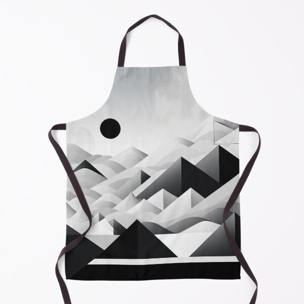 Item preview, Explore "Simplistic & Minimalistic Snowy Winter Alps" with Bauhaus Flair designed and sold by ArtificialGenes.