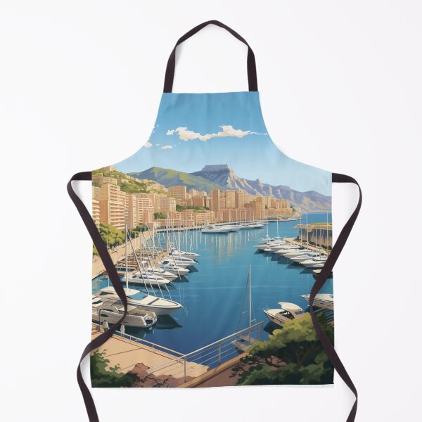 Item preview, A Vintage Travel Illustration of Monaco  designed and sold by GoodOldVintage.