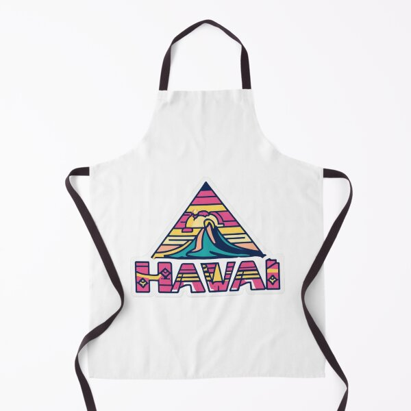 Item preview, Hawai with the Kīlauea volcano and a sunset | Drawing style designed and sold by CircinusStore.