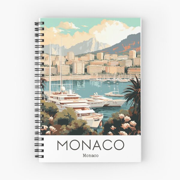 Item preview, A Vintage Travel Illustration of Monaco  designed and sold by GoodOldVintage.