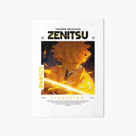 Download wallpapers Agatsuma Zenitsu, lightings, Demon Hunter