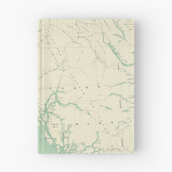 Item preview, Vintage Map of British Columbia (1893) designed and sold by BravuraMedia.