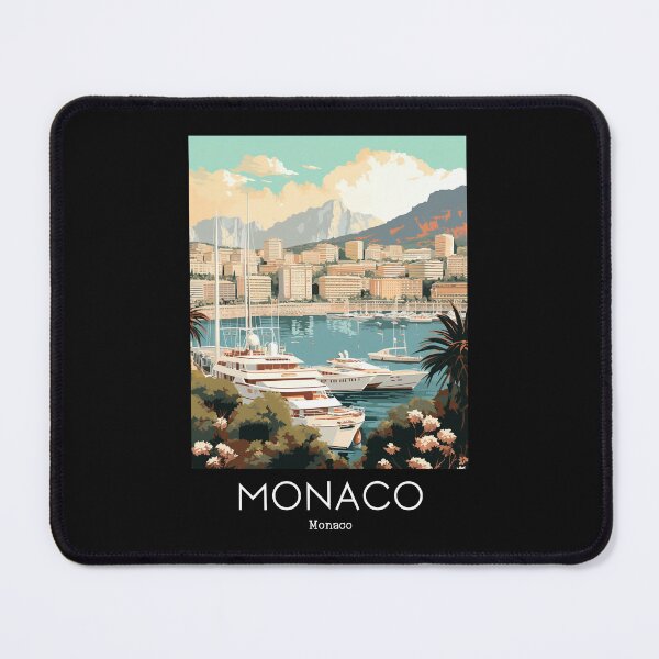 Item preview, A Vintage Travel Illustration of Monaco  designed and sold by GoodOldVintage.