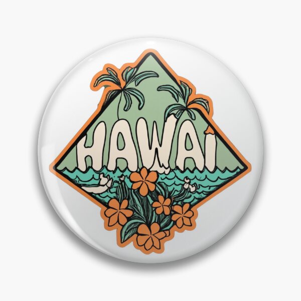 Item preview, Hawai, mar y flores| Estilo de dibujo designed and sold by CircinusStore.