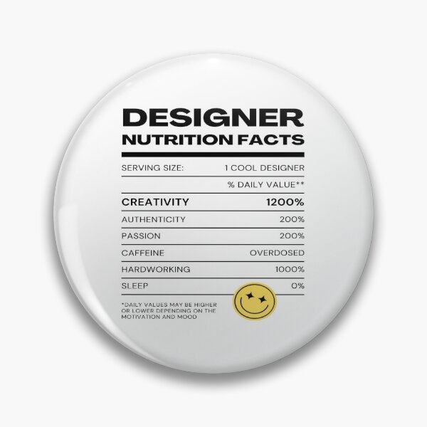 Item preview, Designer Nutrition Facts designed and sold by Beauty  Art Printable.
