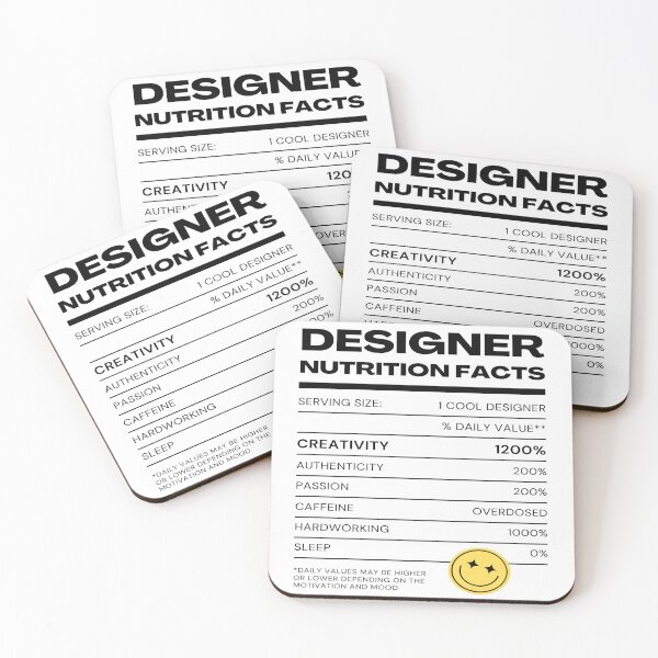 Item preview, Designer Nutrition Facts designed and sold by Beauty  Art Printable.