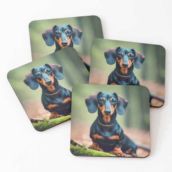 Item preview, Black in the woods 2/4 designed and sold by DachshundsOnRB.