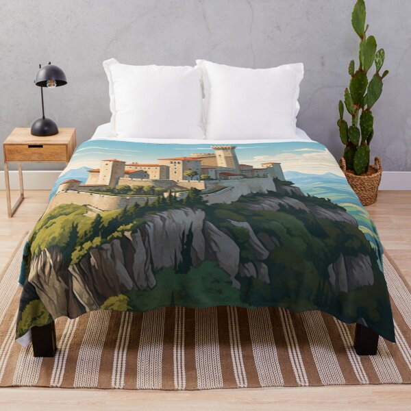 Item preview, A Vintage Travel Illustration San Marino designed and sold by GoodOldVintage.