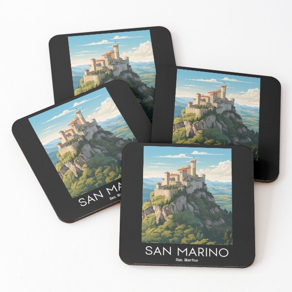 Item preview, A Vintage Travel Illustration San Marino  designed and sold by GoodOldVintage.