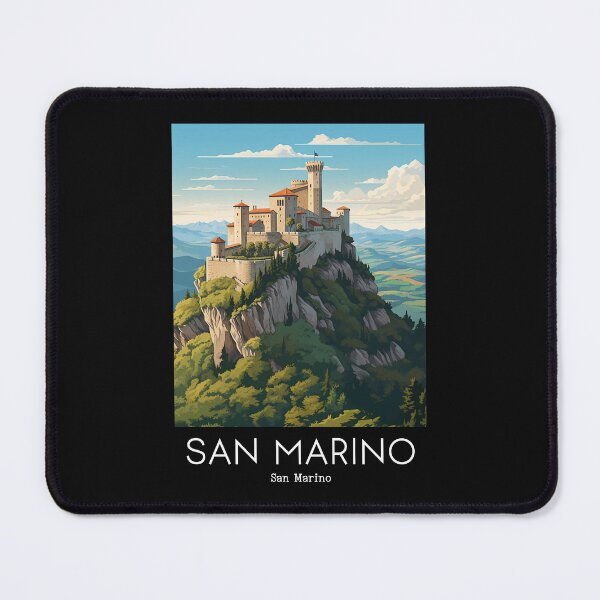 Item preview, A Vintage Travel Illustration San Marino designed and sold by GoodOldVintage.