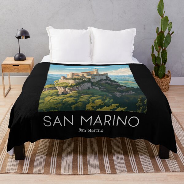 Item preview, A Vintage Travel Illustration San Marino  designed and sold by GoodOldVintage.