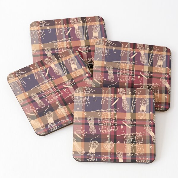 Item preview, Knitting Seamless Pattern designed and sold by OrangeMG.