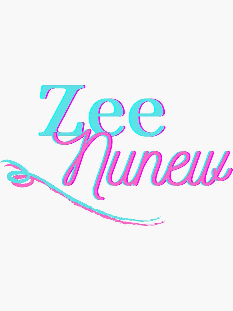 ZeeNunew Cutie Pie Series Naughty Babe After Sundown Zee Pruk and Nunew |  Sticker