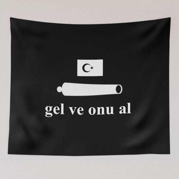 Item preview, 1st black Turkish national CATI Flag (türk milli 'gelin alın' bayrağı) designed and sold by JonathanR1994.