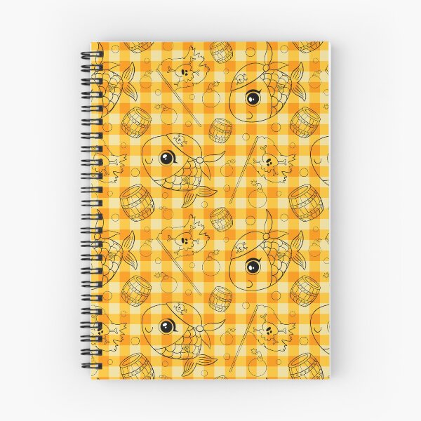 Item preview, Pirate Fish Seamless Pattern designed and sold by OrangeMG.