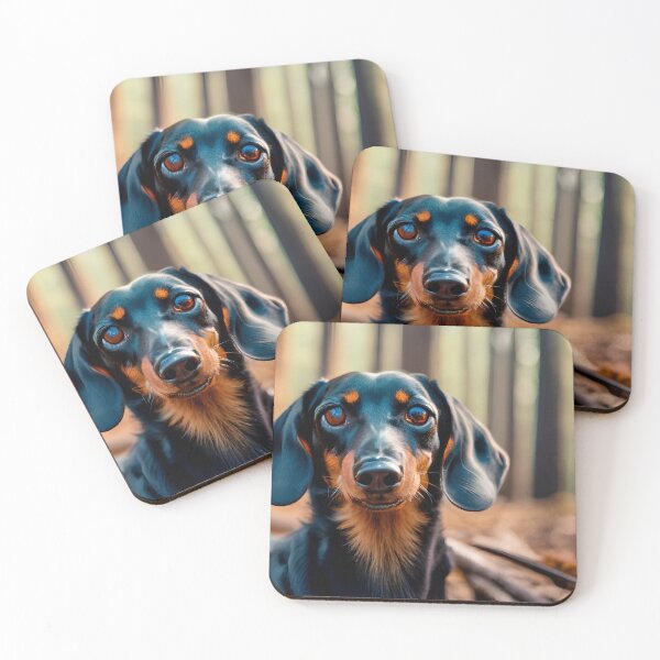 Item preview, Black in the woods 3/4 designed and sold by DachshundsOnRB.