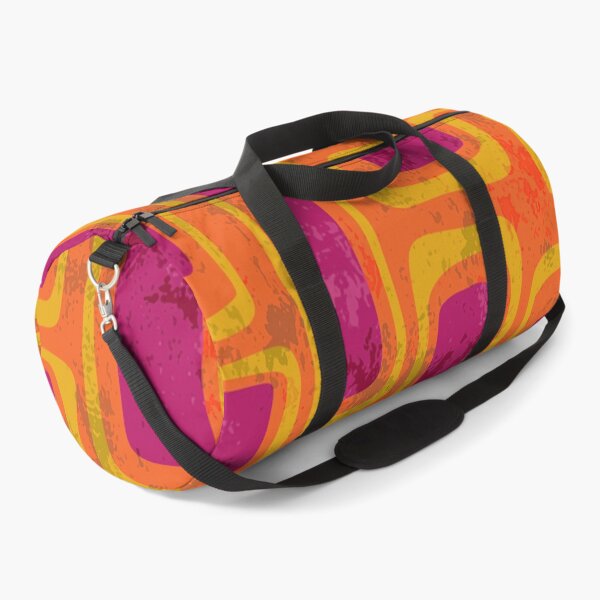 Item preview, Retro Mid Century Modern Abstract Composition 758 Orange Pink and Yellow designed and sold by tonymagnerart.