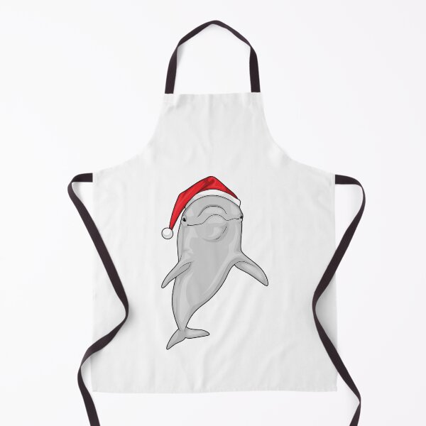 Item preview, Dolphin Christmas Santa hat designed and sold by Snabdesign84.