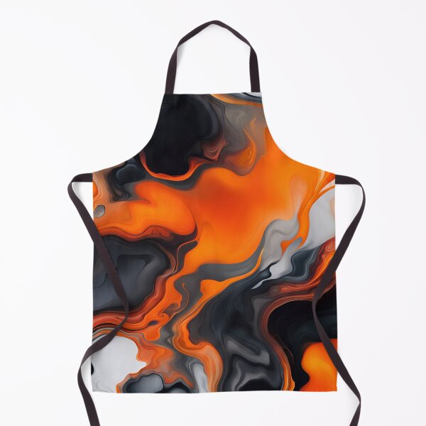 Item preview, Translucent Burnt Orange White Black Grey Abstract designed and sold by I-A-Troy.