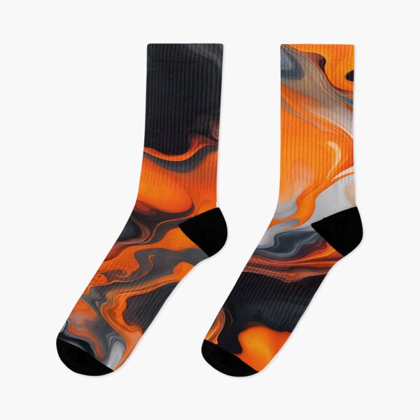 Item preview, Translucent Burnt Orange White Black Grey Abstract designed and sold by I-A-Troy.