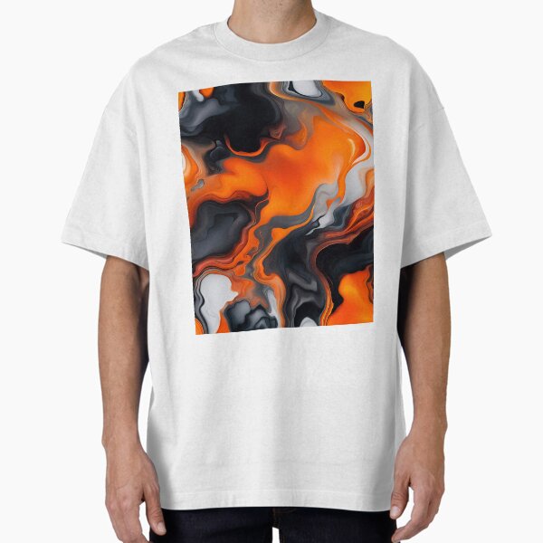 Item preview, Translucent Burnt Orange White Black Grey Abstract designed and sold by I-A-Troy.