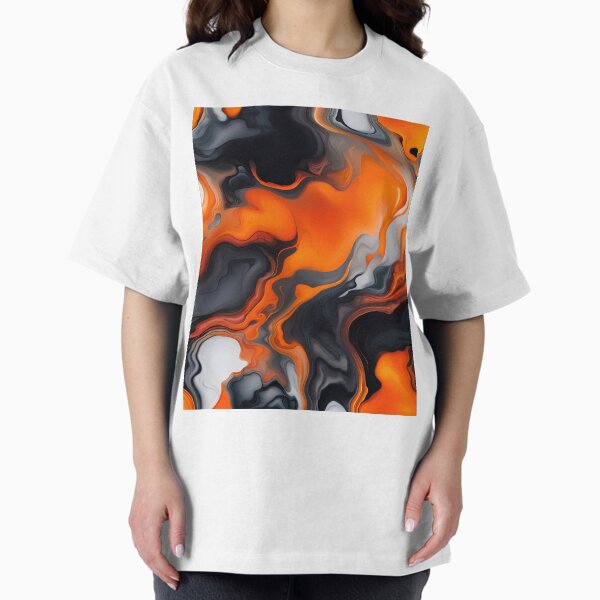 Item preview, Translucent Burnt Orange White Black Grey Abstract designed and sold by I-A-Troy.