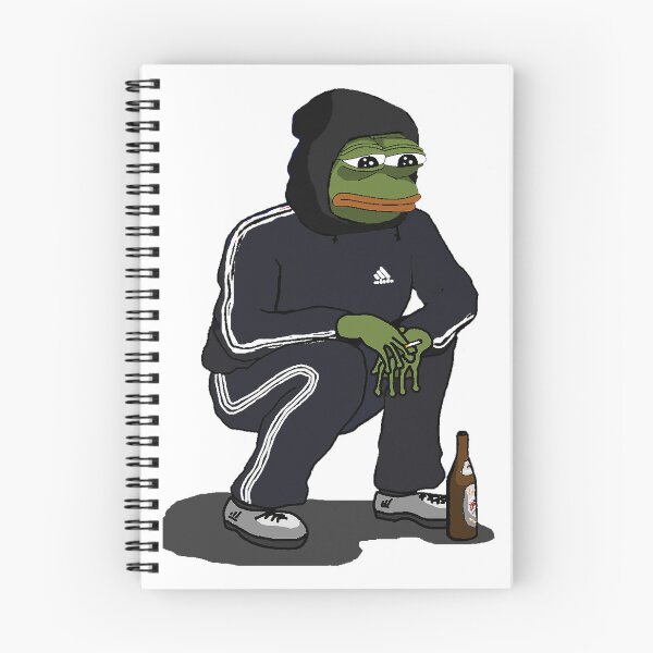 Aperçu de l'œuvre Slave Pepe Squat Meme créée et vendue par Psyche-Lab.