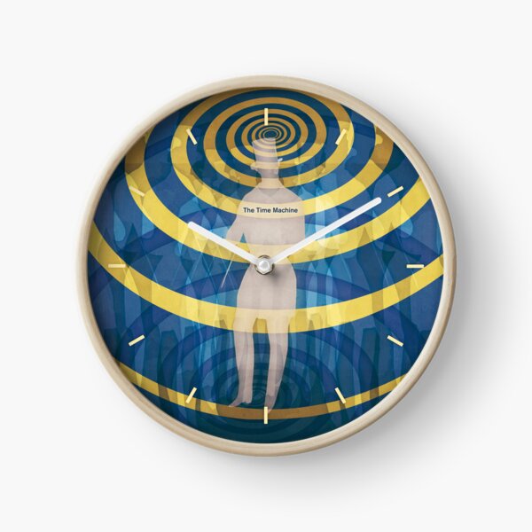 Item preview, The Time Machine, H. G. Wells Literary Design for Science Fiction Steampunk Book Lovers designed and sold by RedHillPrints.