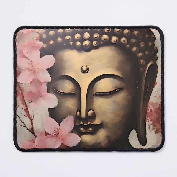 Item preview, Meditative Bliss: Buddha's Peaceful Portrait designed and sold by RetComly.