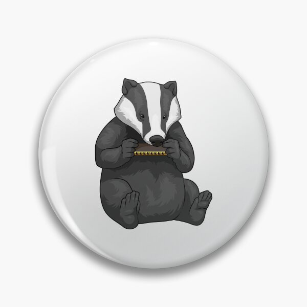Item preview, Badger Musician Harmonica Music designed and sold by Snabdesign84.
