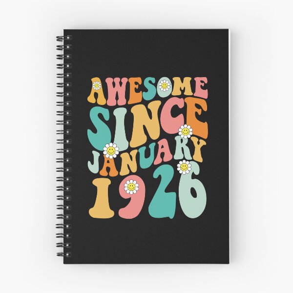 Item preview, Awesome Since January 1926 | Made In 1926 | Retro Groovy Birthday designed and sold by Christina-grich.