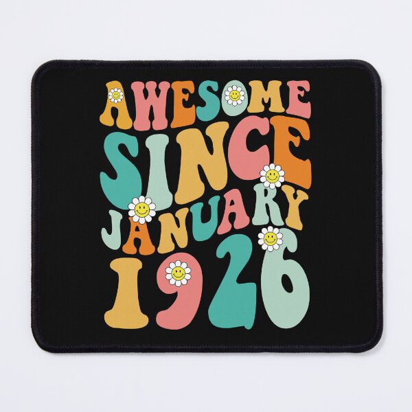 Item preview, Awesome Since January 1926 | Made In 1926 | Retro Groovy Birthday designed and sold by Christina-grich.