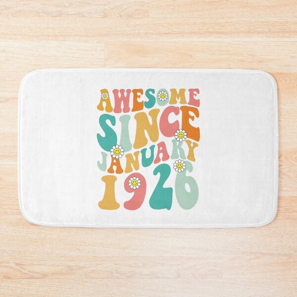 Item preview, Awesome Since January 1926 | Made In 1926 | Retro Groovy Birthday designed and sold by Christina-grich.