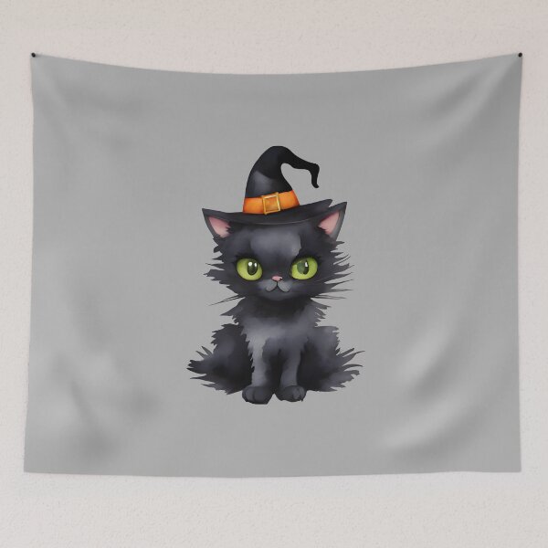 Item preview, Bristle Halloween Cat designed and sold by BloomCatB.
