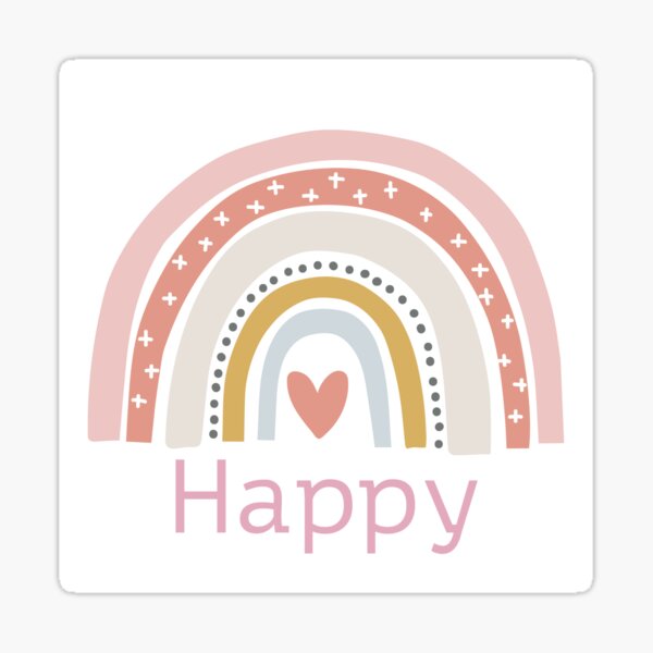 Happy Sticker