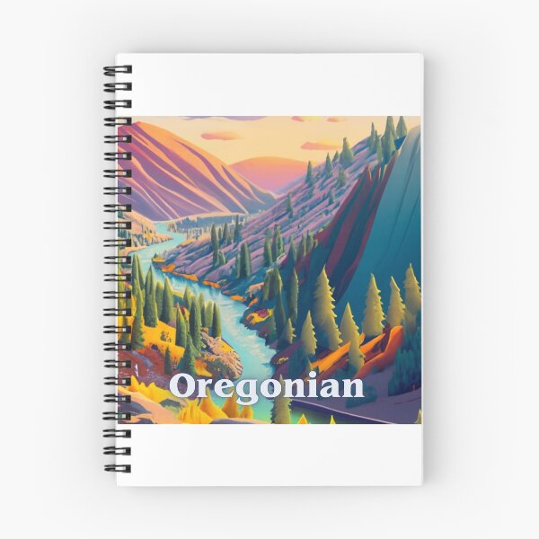 Item preview, Oregonian Oregon Mountain, Valley, River, And Trees designed and sold by OregonsOwn.