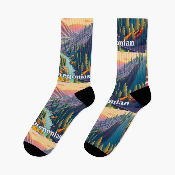 Item preview, Oregonian Oregon Mountain, Valley, River, And Trees designed and sold by OregonsOwn.