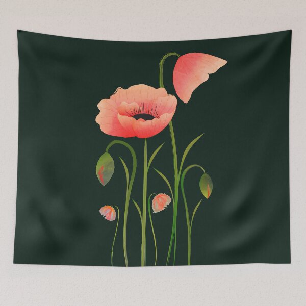 Item preview, Watercolor Red Poppy designed and sold by Meikis.
